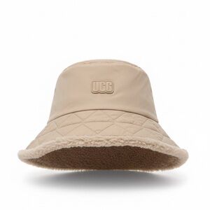 UGG Quilted Bucket Hat in Beige